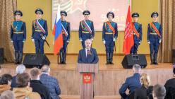 Сотрудники и курсанты ВУЦ приняли участие в торжественном мероприятии, посвященном 79-й годовщине Великой Победы!