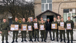 Курсанты ВУЦ помогли в сборе полезного груза для бойцов СВО